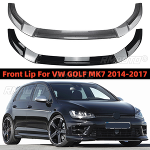 3 pièces pour Volkswagen Golf7 MK7 GTI R Rline 2014-2017, séparateur de pare-chocs avant, diffuseur, kit carrosserie, spoiler, accessoires de rétrofit - Product Image 1