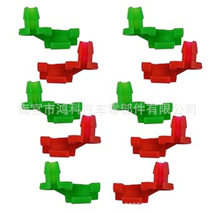 Clip de serrure de porte Chevrolet 24 mm x 17 mm x 4 mm rouge vert pour Silverado Sierra - Product Image 3