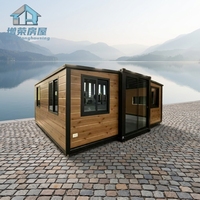 Maison conteneur extensible moderne de 20 pieds, hôtel mobile, chambre d'hôtes temporaire