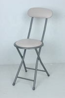 Chaise pliante portable en acier pour l'extérieur, tables et chaises de gros, chaise pliante rétro en métal colorée personnalisée