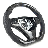Volant en Fibre de Carbone pour BMW Série E M3 E90 E92 E93 E91 E81 E82 E87 E88 2008 2009 2010 2011 2012 Intérieur Automobile