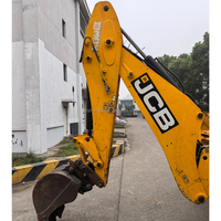 Chargeur rétrocaveuse JCB 3CX d'occasion en haute condition JCB 4CX Chargeur rétrocaveuse d'occasion pour la construction à bas prix à Shanghai
