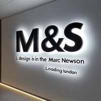 Letrero Kelly Personalizado con Retroiluminación LED, Letrero con Logotipo para Pared de Tienda de Belleza, Letrero con Letras 3D Personalizadas para Interiores, para Exhibición Publicitaria