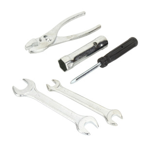 Kit de Herramientas de Reparación de Bicicletas y Motocicletas, Juego de Herramientas de Mantenimiento de Bicicletas Multifuncional Portátil, Llave Inglesa, Alicates, Destornillador - Product Image 4