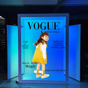 กล่องถ่ายภาพแบบ Vogue จัดส่งแบบกำหนดเองโลโก้ฟรี RGB Vogue DEGREE ไฟ LED พื้นหลัง - Product Image 4