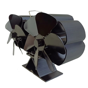 Ventilador para Estufa de Leña, Silencioso, con Doble Motor, 6 Aspas, Activado por Calor, No Eléctrico, con Soporte y Termostato Magnético - Product Image 2