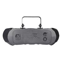 Lumière intégrée à trois yeux LED pour KTV, bar, fête et effets de scène, lampe torche 30W, commande vocale, laser rouge et vert DMX512
