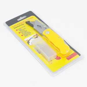 Hot Koop Folding Utility Mes Plastic Shell Cutter Mes