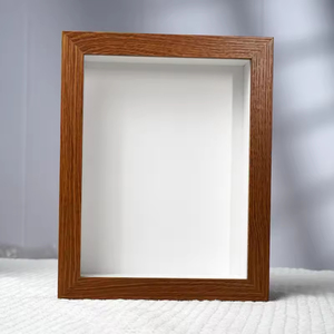 Black White Walnut MDF 8x8 8x10 10x10 16x16 Inch A4 Decoration Art Picture Photo <b>Frame</b> <b>Deep</b> 3D Shadow Box <b>Frame</b> With Plexiglass - Product Image 4