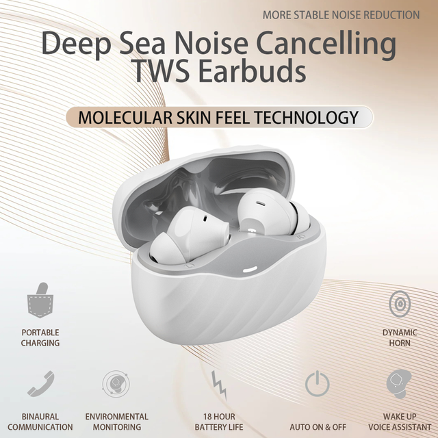 OEM ANC ENC Noise Cancelling In-Ear Earphones Sports Gaming Earbuds Wireless Stereo Headphones FA16