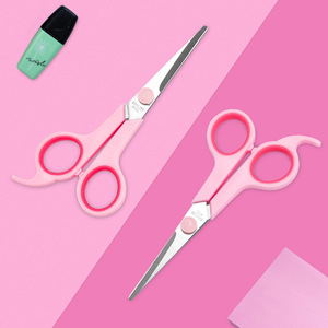 Stainless Steel Paper Scissors 6 Inch Pink For Home Office Craft DIY Cutting - Product Image 1