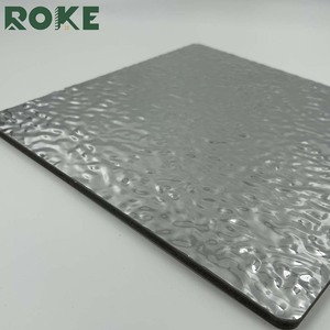 Panneau mural moderne de luxe en charbon de bambou ROKE, grain marbre, anti-moisissure, résistant à l'humidité, panneau en cristal de carbone pour intérieur - Product Image 5