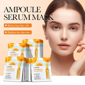 Mascarillas Faciales SADOER al por Mayor, OEM ODM, Cuidado de la Piel, Vitamina C, Oro 24K, Ácido Hialurónico, Ampolla, Esencia para el Cuidado de la Piel - Product Image 2