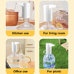 <span class=keywords><strong>Pompe</strong></span> automatique électrique blanche au design moderne <span class=keywords><strong>Pompe</strong></span> à <span class=keywords><strong>eau</strong></span> rechargeable portable avec charge USB <span class=keywords><strong>Pompe</strong></span> à <span class=keywords><strong>eau</strong></span> électrique - Product Image 5