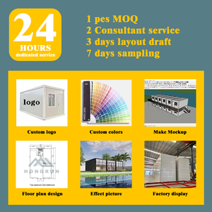 Trung Quốc Nhà cung cấp tùy chỉnh 20ft 40ft mở rộng container nhà prefab nhà đã sẵn sàng để tàu sống gấp nhà - Product Image 2