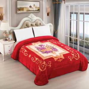 ผ้าห่มสีขาวพิมพ์ลายแบบกำหนดเองในปากีสถาน - Product Image 2