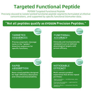 Suplemento alimenticio blanqueador de péptidos de plantas nano certificado Halal al por mayor ingredientes veganos péptidos hidrolizados de proteína de guisante - Product Image 4