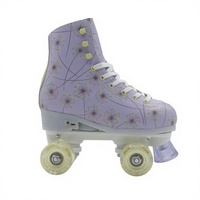 Patins à roulettes pour enfants avec lumières, roulements ABEC-7, pour l'intérieur, pour filles