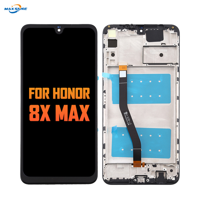 High Quality for Huawei Honor 8x Max LCD Replacement Display with Frame Mobile Phone OLED Screen Digitizer TFT Material