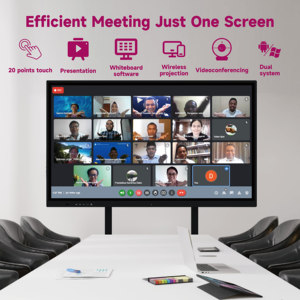 4K Android Thông Minh Bảng HD Kỹ Thuật Số Bảng Tương Tác 65 Inch Lớp Học Thông Minh Phẳng Bảng Tương Tác Bảng - Product Image 3