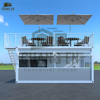 DYCE1 Conteneur de restaurant miniature préfabriqué en acier de 40 pieds, café de restauration rapide, bâtiment au design moderne pour appartement, hôtel, villa