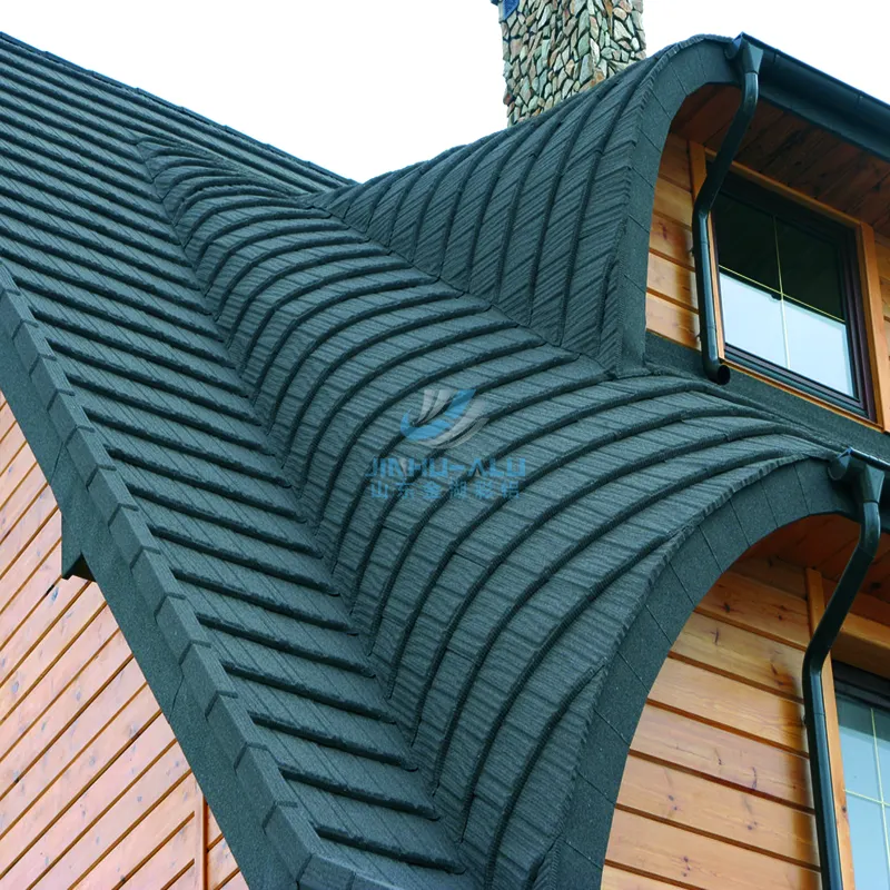0.3mm renkli taş kaplı metal çatı kiremiti aksesuarları fiyat ev yapı malzemesi çatı kaplama fiyatları
