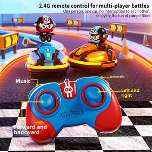 MILI 2 Players Battle <strong>Bumper</strong> <strong>Car</strong> Kids High Speed Radio Control <strong>Car</strong> Remote Control Racing Cartoon <strong>RC</strong> <strong>Bumper</strong> <strong>Car</strong> With Spray - Product Image 3