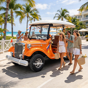 Voiture électrique de tourisme vintage haut de gamme avec système de charge rapide pour projets de tourisme culturel et navettes de visiteurs - Product Image 1