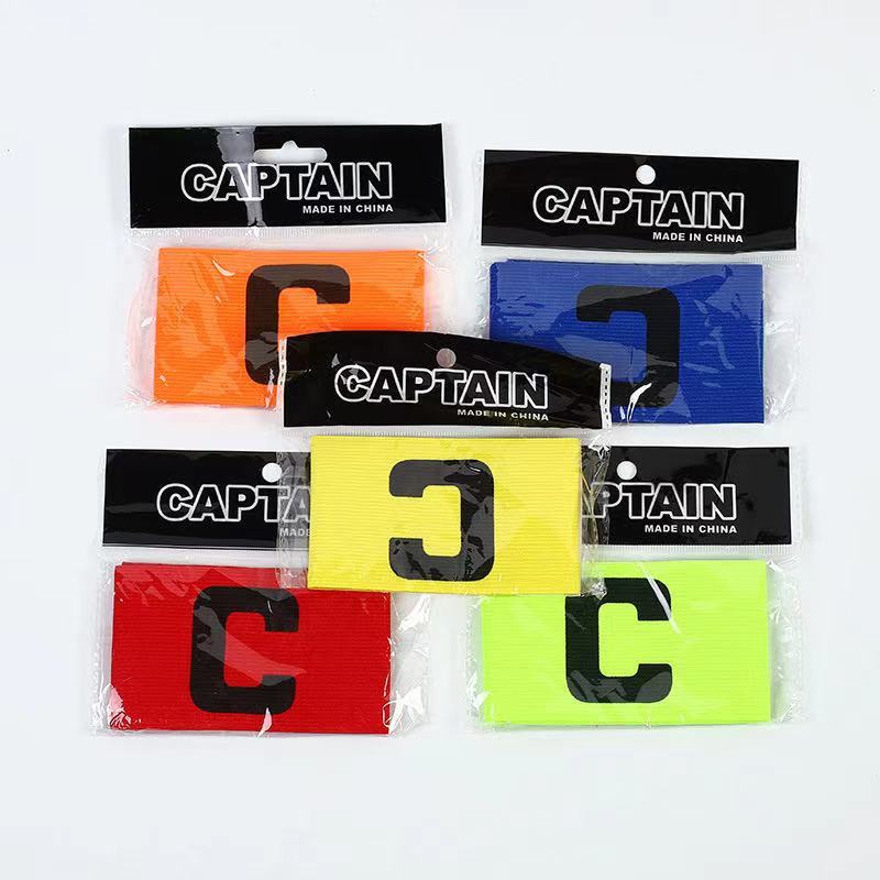 Lot De 6 Brassards De Capitaine De Football – Velcro Ajustable, 6 Couleurs Vives, élastique 34x7 Cm – Pour Football, Rugby, Basket Et Hockey