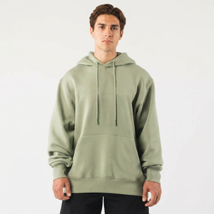 Custom 300G Breathable Oversized Hoodie Heavy Weight Men's Hoodie <b>Sweatshirt</b> Manufacturers Men Hoodie - Product Image 1