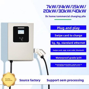 Nuovo Caricatore DC da 20KW per Uffici e Parcheggi, 380V Trifase 200-1000V, EVSE Commerciale Intelligente per Interni CCS (CHAdeMO/GBT/NACS) TD-20kW Grigio - Product Image 4