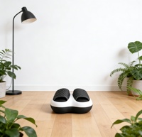 Masseur de pieds chauffant électrique avec pétrissage profond, contrôle de la minuterie et tapotement pour la maison et le bureau