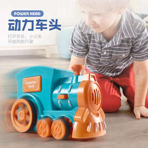 Jouets Jacko : Trains Électriques avec Lumières et Musique, Dominos Automatiques, Trains à Dominos pour Enfants 2023 - Product Image 3