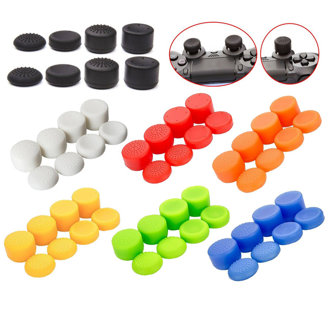 New Joystick Height Caps Replacement Parts Thumb Stick Grips Cap Buttons Repair Cover Set for PS5/PS4/XBOX Controller Gamepad