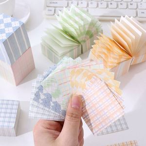 Stationery <b>Notepad</b> Kawaii School Supplies Memo Pad 50*50mm With Grid Colorful Stationary for Students - Product Image 6