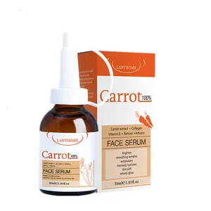 Sérum visage carotte Hydratant et hydratant pour le visage Sérum vitamine A éclaircissant pour la peau