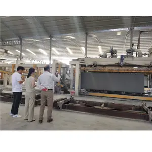 Tecnologia alemã direta fabricante aac linha de produção autoclavada bloco de concreto aerado unidade de fabricação