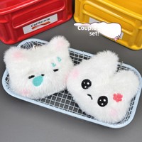 Mignon et Adorable Mini Lapin en Peluche Sonore, Pendentif Breloque pour Sac de Couple, Porte-clés, Accessoire Ultra Doux