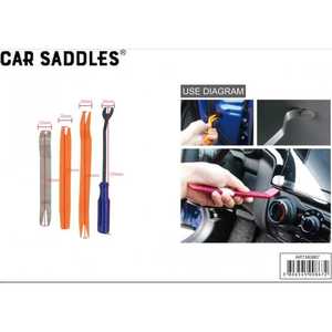 Kit de réparation de panneaux intérieurs de voiture 4 pièces : outils de démontage et barres de levier en plastique - Product Image 3