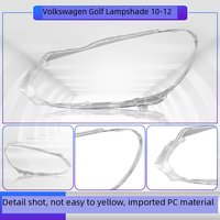 Couvre-phare de voiture pour Volkswagen VW Golf 6 MK6 2009 2010 2011 2012 2013 Pièces de rechange automobiles Coque de phare avant en verre