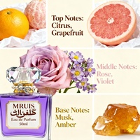 Eau de parfum pour femmes de qualité supérieure 50 ml - Parfum floral boisé frais et élégant, parfum léger longue durée, vaporisateur de parfum en gros