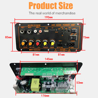 Carte amplificateur D100 BT nominale 100W Max 300W karaoké haut-parleur Subwoofer basse Hifi Amplificador Board 220V EU