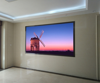 Mur vidéo LED intérieur, écran publicitaire numérique LED fixe, écran LED mural, salles de réunion, panneau LED P2