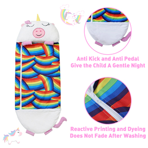 Natucare ถุงนอนสำหรับเด็กมีกระดุมรูปสัตว์,หมอนรูปสัตว์นุ่มนิ่มถุงนอนสำหรับเด็กลายการ์ตูนหนา4ฤดู - Product Image 2