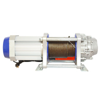 Nouvelle palan électrique à câble en aluminium étanche 750/1500 kg, 220 V, frein automatique, télécommande, 14 m/min, levage de marchandises, CE