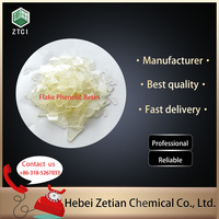 Bubuk Resin Fenolik Novolak Kelas Industri CAS 9003-35-4 untuk Sistem Pemadam Kebakaran