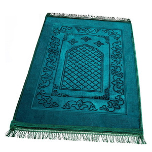 Alfombra de Oración Musulmana Gruesa, Rectangular, de Terciopelo, Antideslizante, con Protección para las Rodillas, Suministro Directo de Fábrica al Por Mayor - Product Image 6