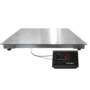 304 All Stainless Steel <strong>High</strong> <strong>Precision</strong> 1-3 Ton Small Thick Industrial Floor <strong>Scale</strong> LCD Display Anti-corrosion Electronic <strong>Scale</strong> - Product Image 1