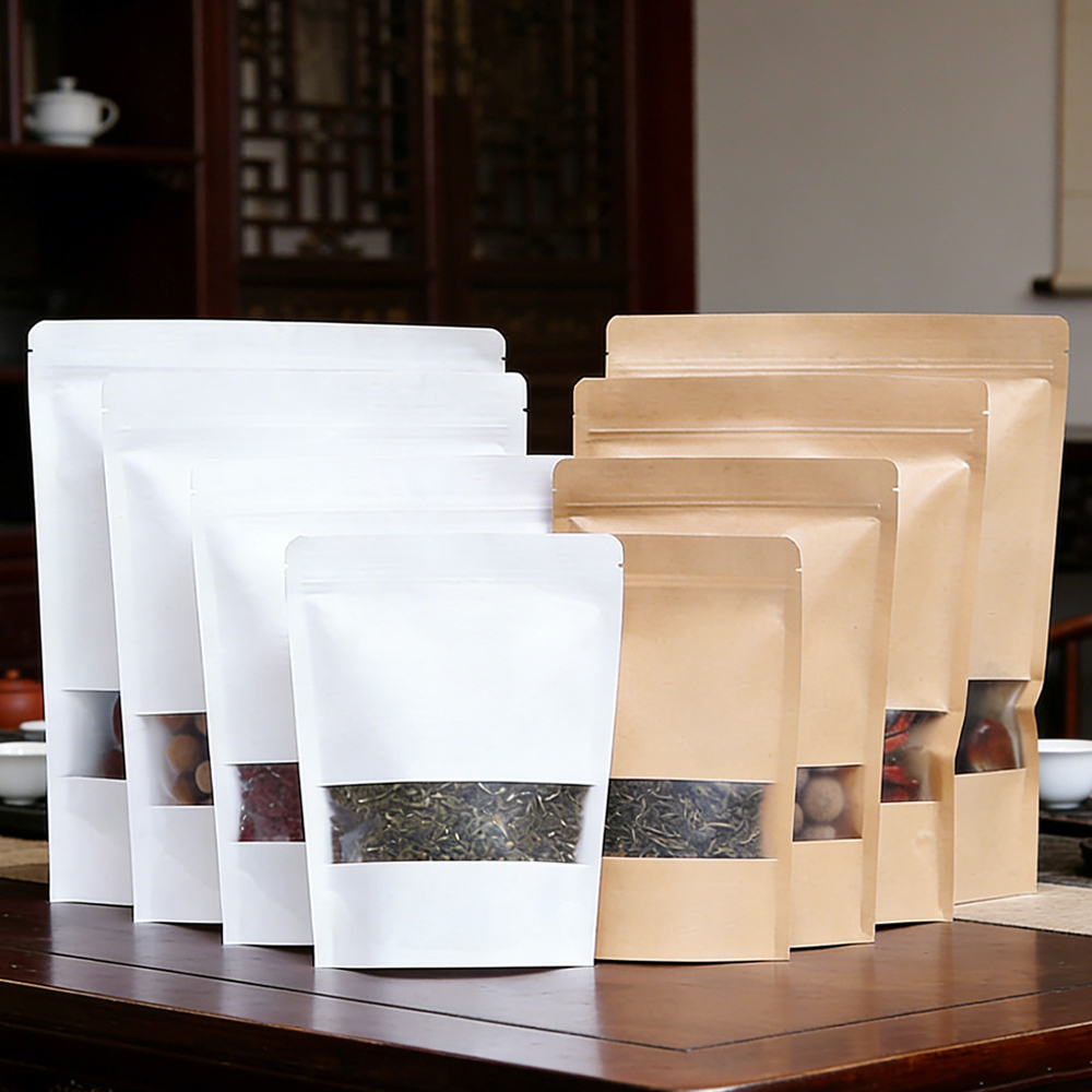 Stand Up Bag with Window -