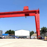 Grue portique à structure treillis robuste 10 tonnes résistante au vent pour travaux de levage en extérieur certifiée CE ISO pour la construction